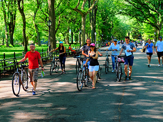 Central Park em Nova York - Bicicletas