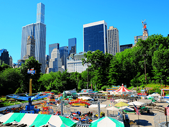 Central Park em Nova York - Victorian Gardens Central Park em Nova York - Victorian Gardens