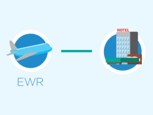 Do Aeroporto Newark para um Hotel em Nova Jersey